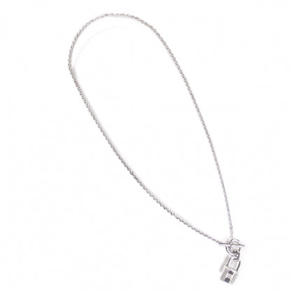 Hermes Mini Chaine Ancre Neckale Kelly Pendant Silver 1 of 6