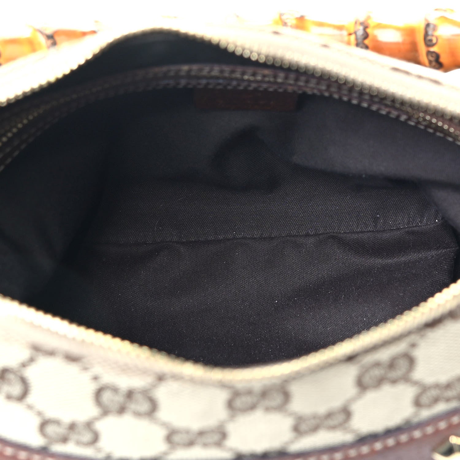 Gucci Monogram Bamboo Anita Top Handle Bag Brown 7 of 9