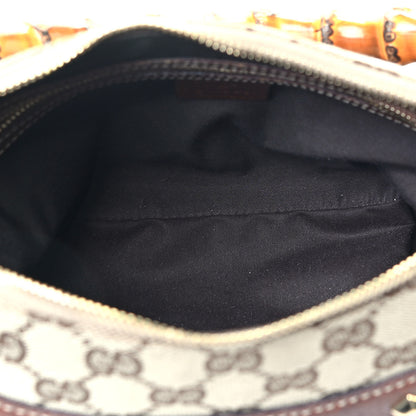 Gucci Monogram Bamboo Anita Top Handle Bag Brown 7 of 9