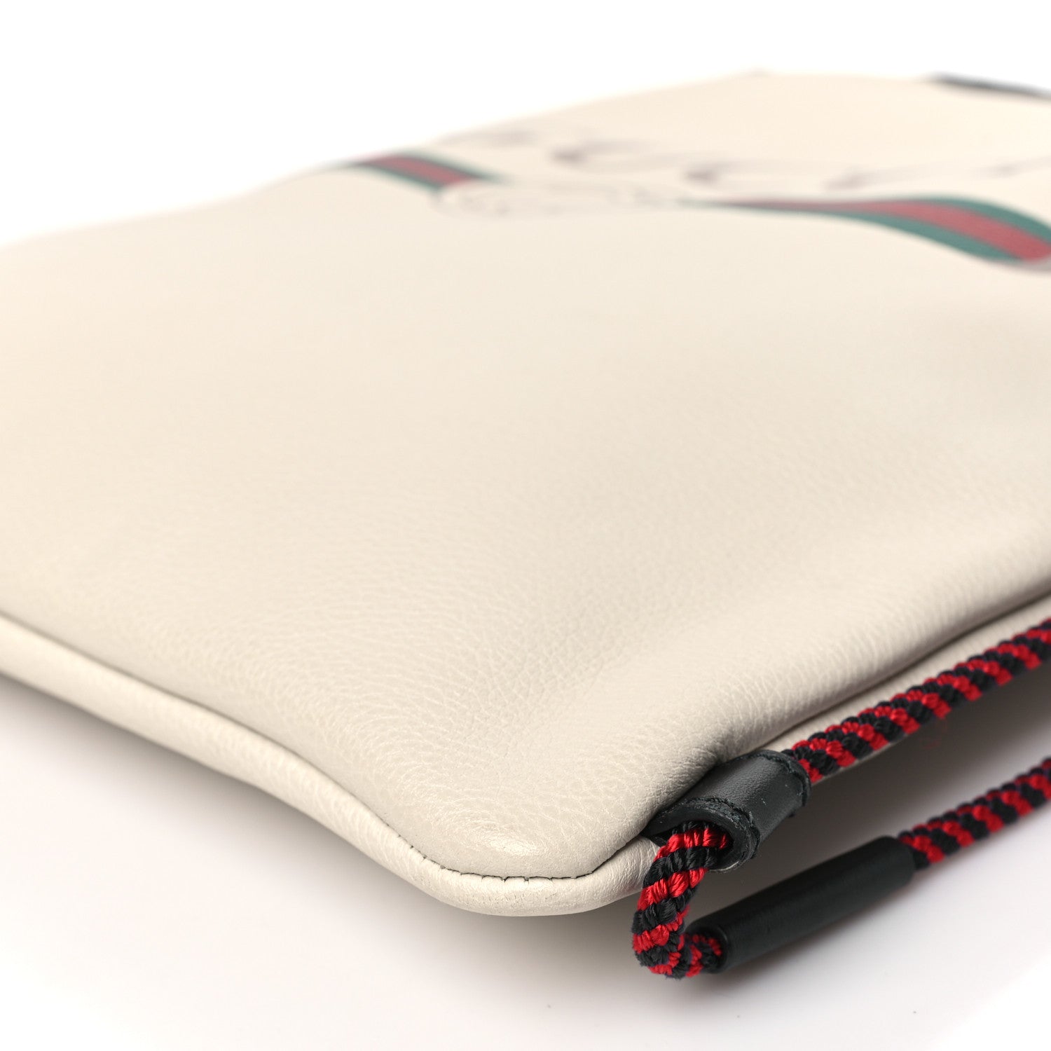 Gucci Calfskin Logo Drawstring Backpack Mystic White 9 of 9