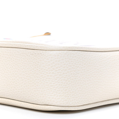 Gucci Grained Calfskin Logo Messenger Bag White 8 of 8
