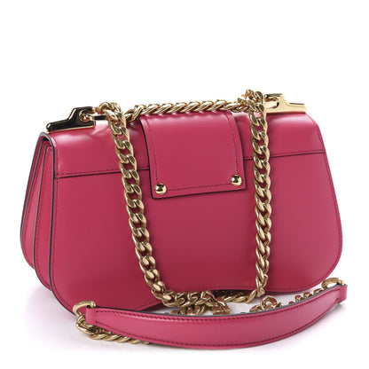 Prada City Calfskin Sidonie Small Chain Crossbody Bag Magenta 3 of 9