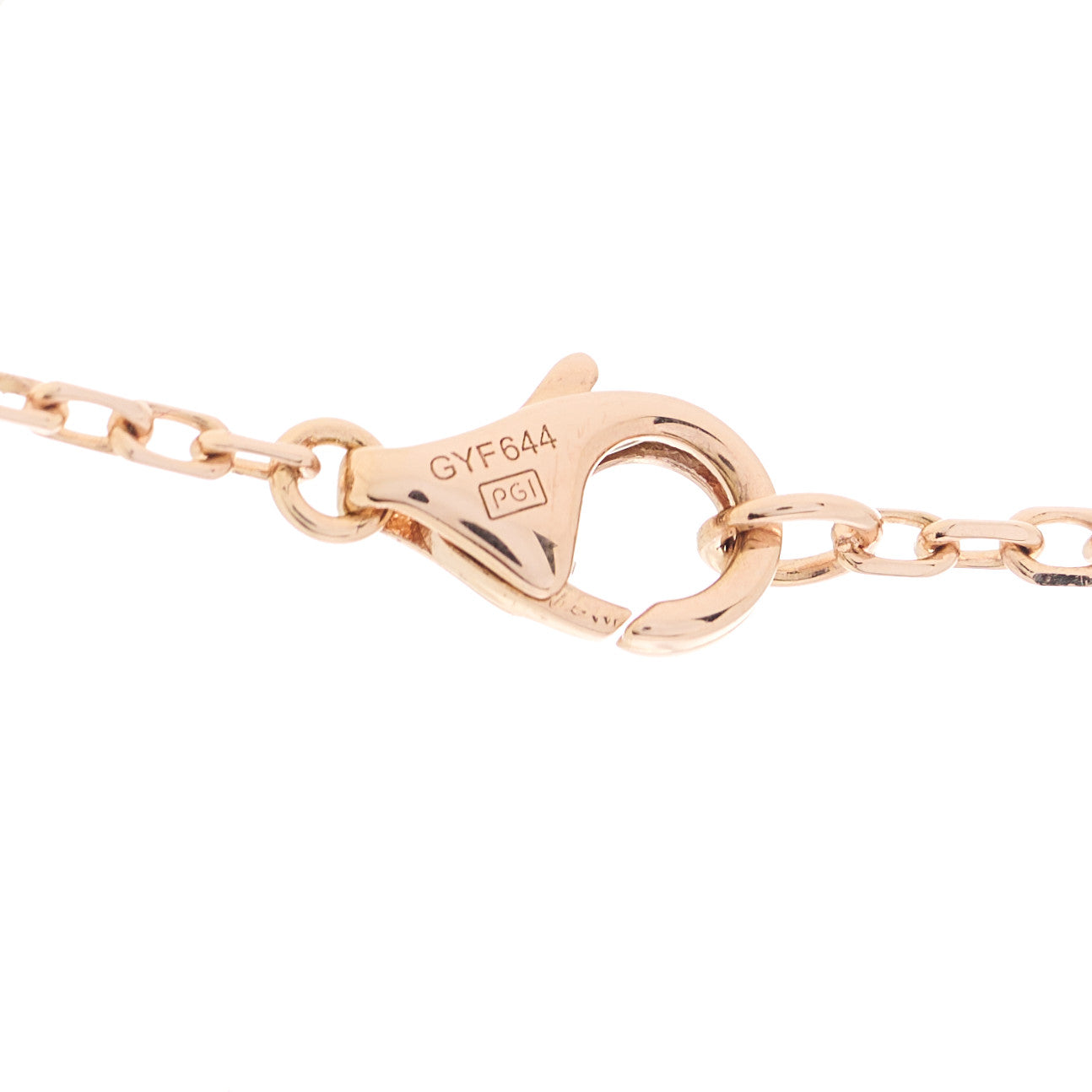 18K Pink White Yellow Gold Diamond Trinity Pendant Necklace
