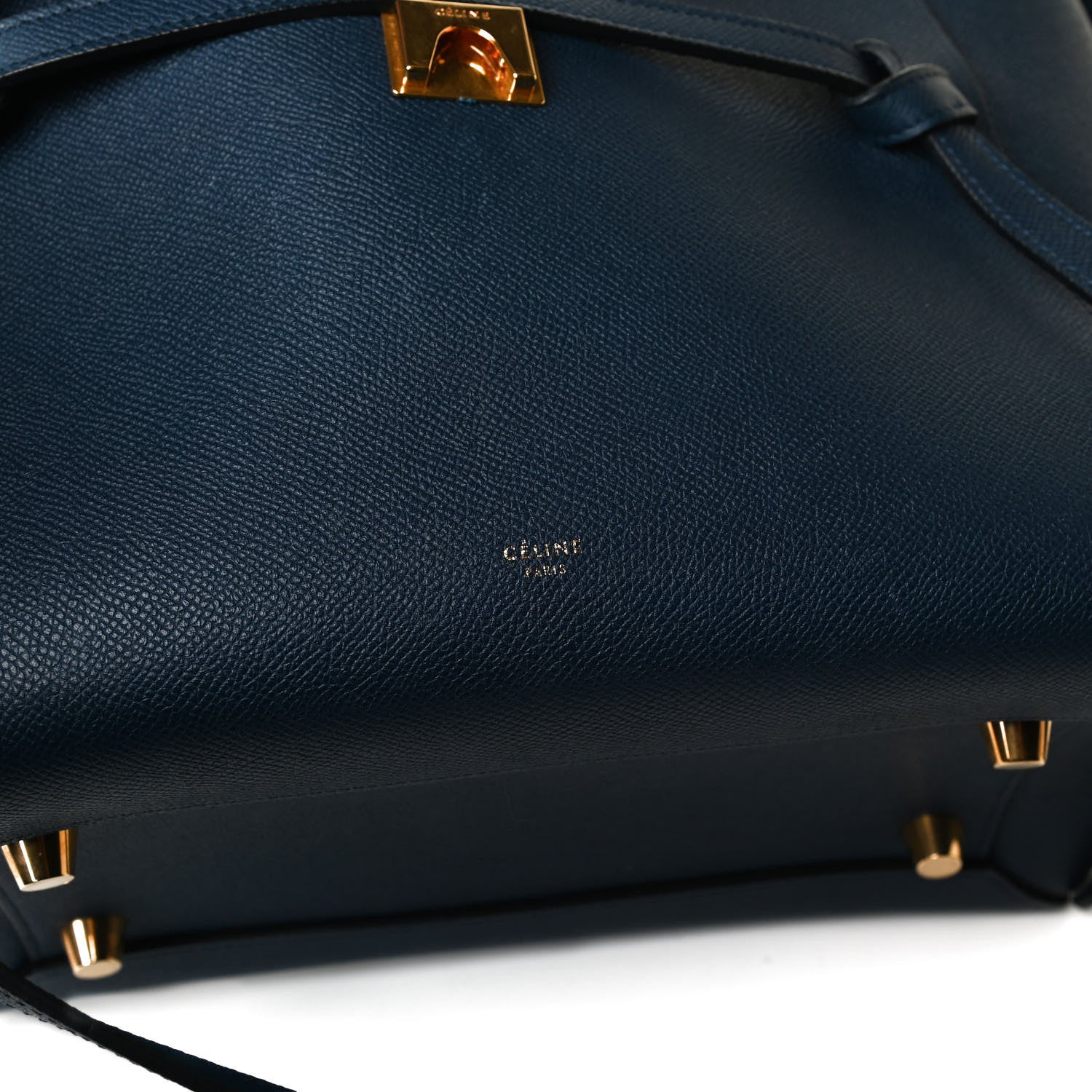 Celine Grained Calfskin Mini Belt Bag Deepsea 10 of 17