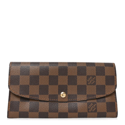 Louis Vuitton Damier Ebene Emilie Wallet 1 of 6