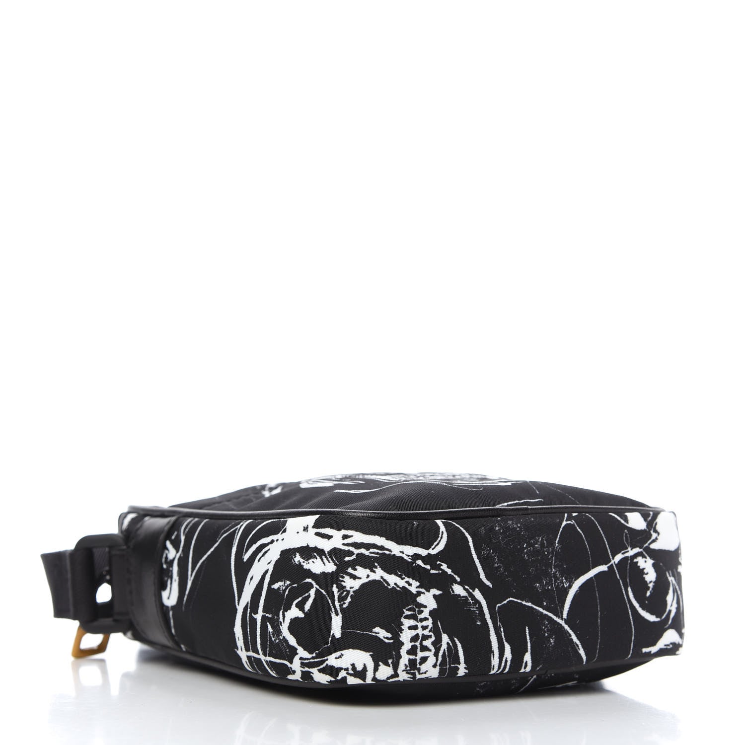 Alexander McQueen Nylon Mini Skull Messenger Bag Black 4 of 9