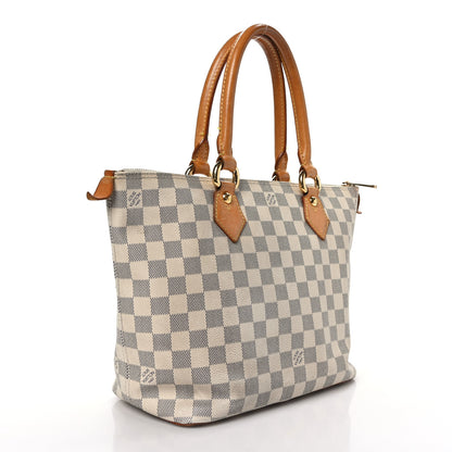 Louis Vuitton Damier Azur Saleya PM 3 of 8
