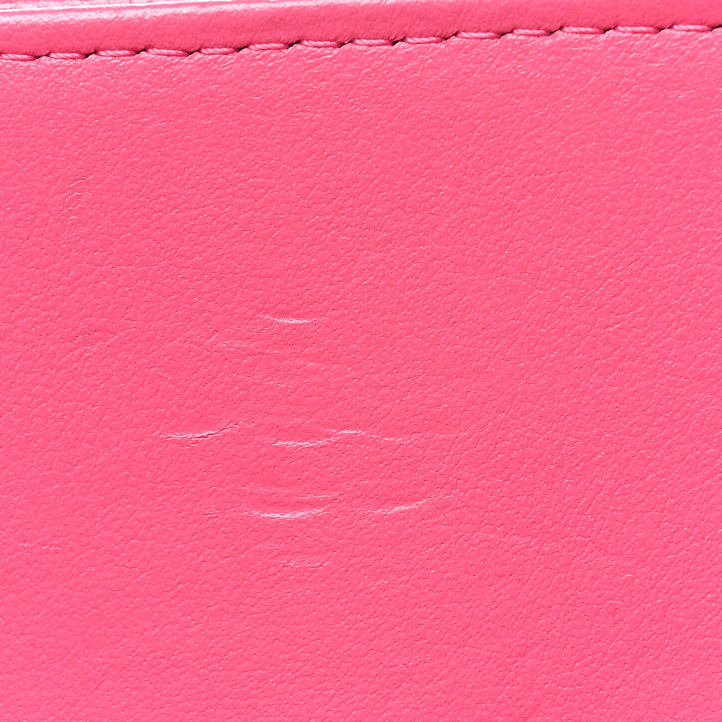 Caviar Quilted Double Flap Wallet Pink