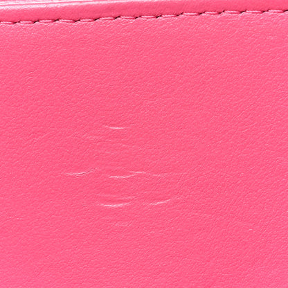 Chanel Caviar Quilted Double Flap Wallet Pink 12 of 13