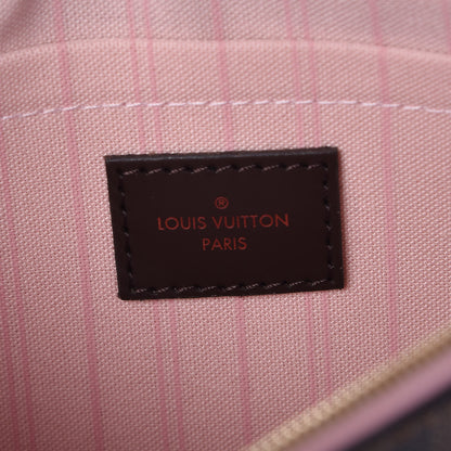 Louis Vuitton Damier Ebene Neverfull MM GM Pochette Rose Ballerine 6 of 6