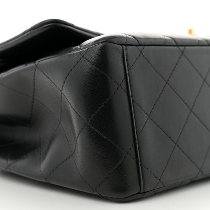 Chanel Lambskin Quilted Maxi Double Flap Black 9 of 11