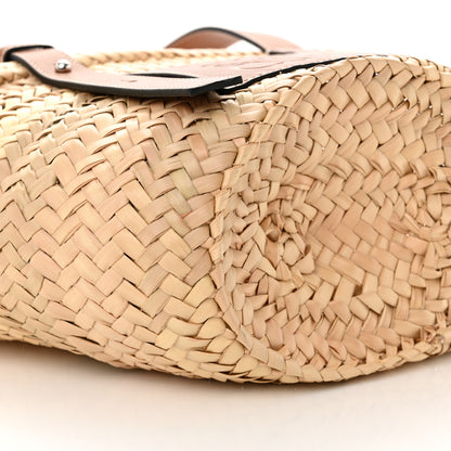 Loewe Raffia Small Basket Tote Bag Natural Tan 10 of 11