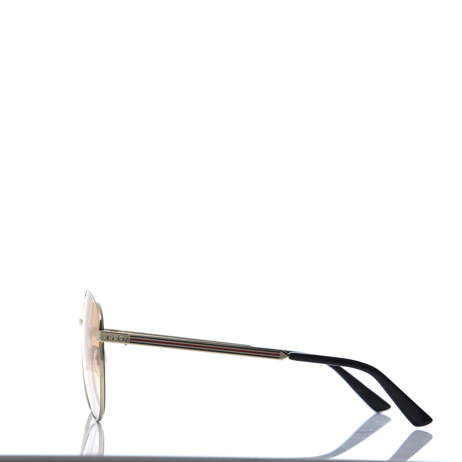 Gucci Aviator Sunglasses GG0138S Brown 3 of 8