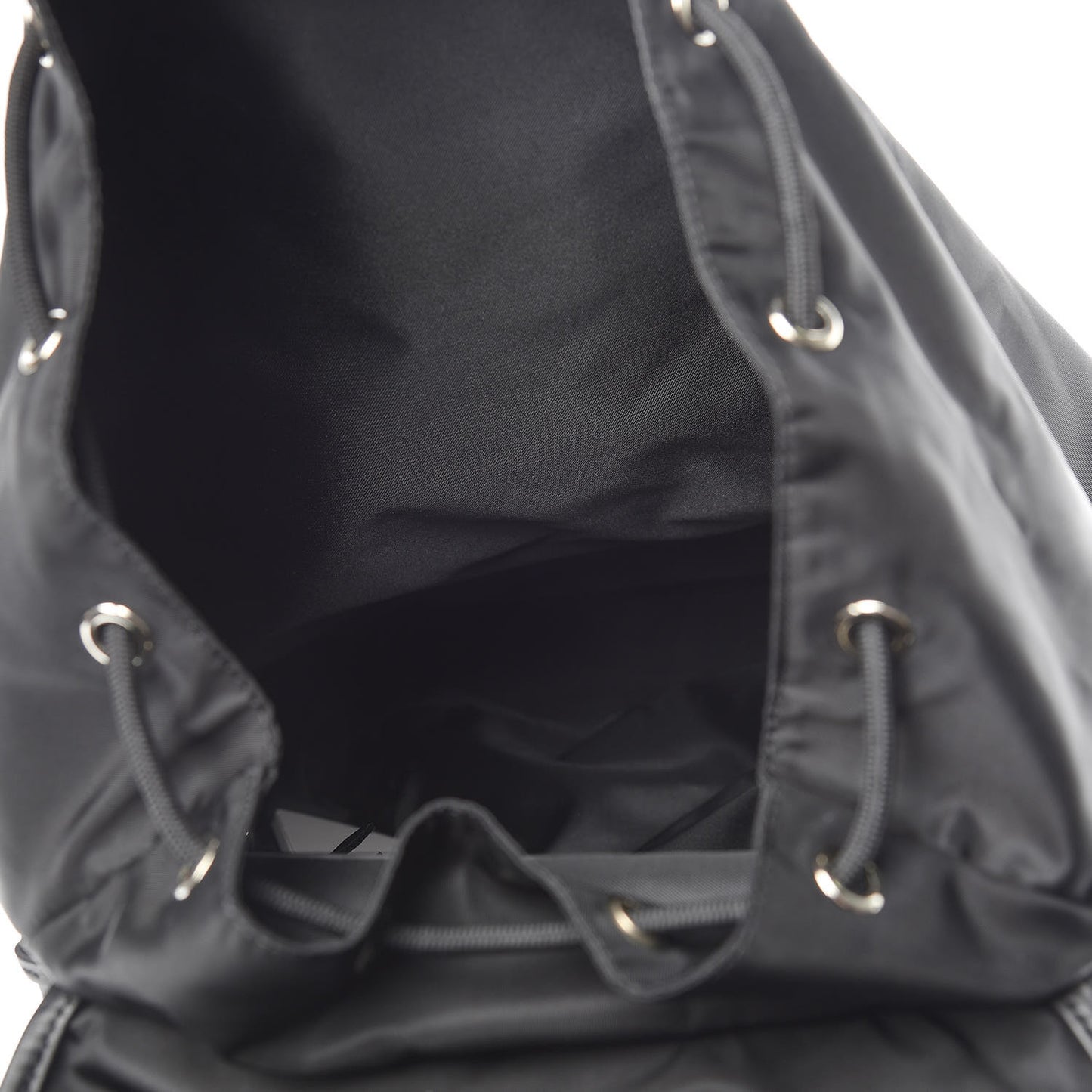 Nylon Light 3 Backpack Black White