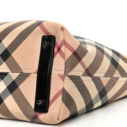 Burberry Supernova Check Large Nickie Tote Black 7 of 17