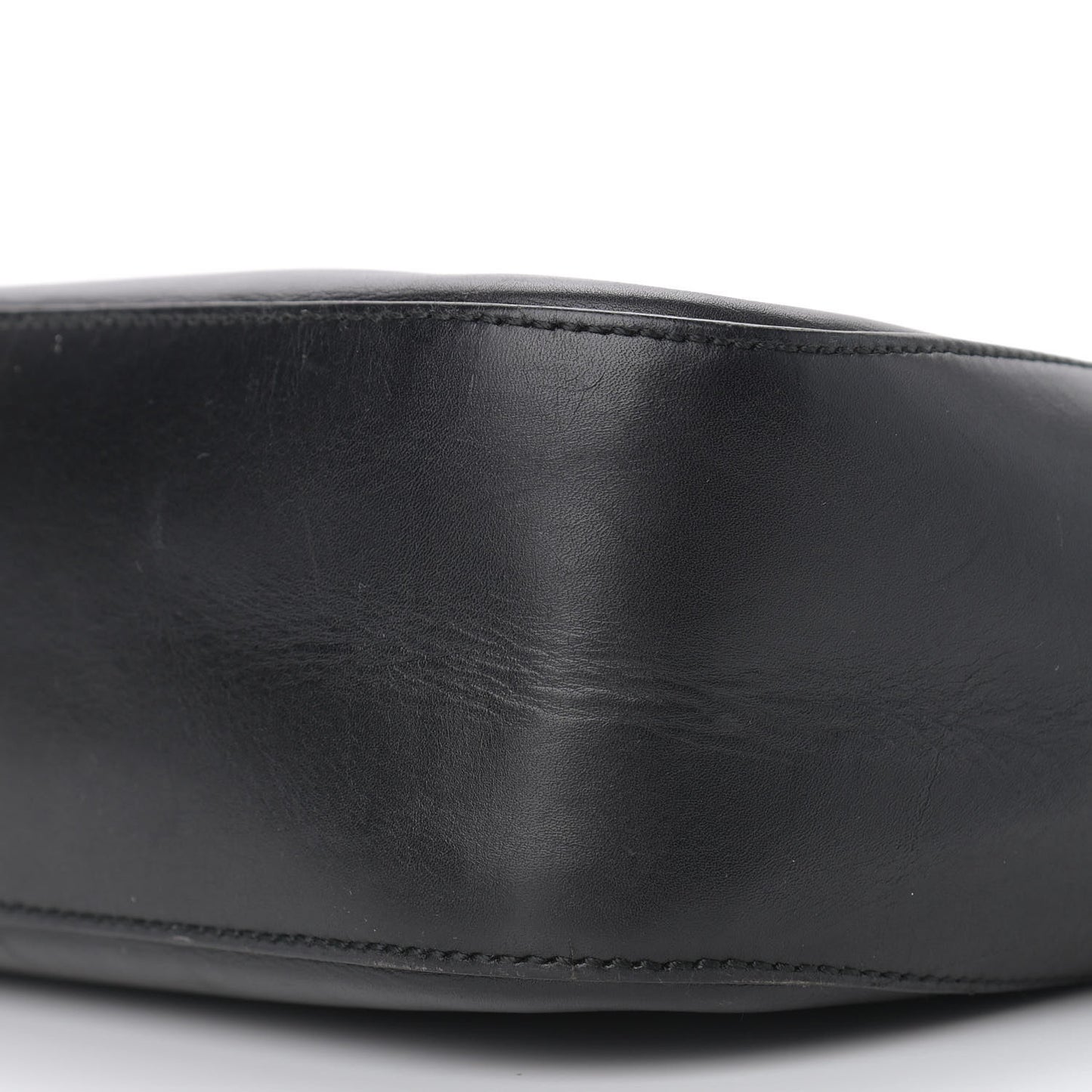 Calfskin Web Tote Black