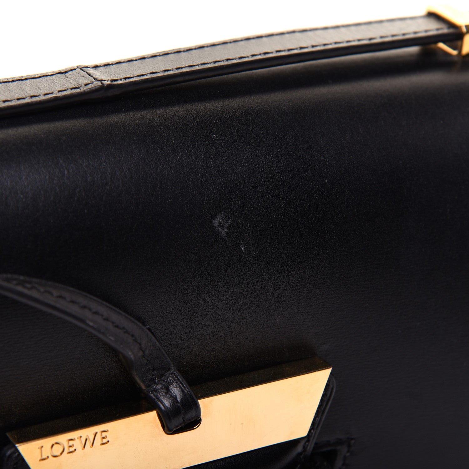 Loewe Calfskin Medium Barcelona Shoulder Bag Black 14 of 29