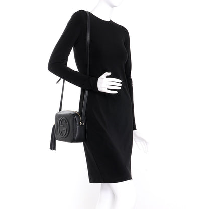 Gucci Pebbled Calfskin Small Soho Disco Bag Black 2 of 7