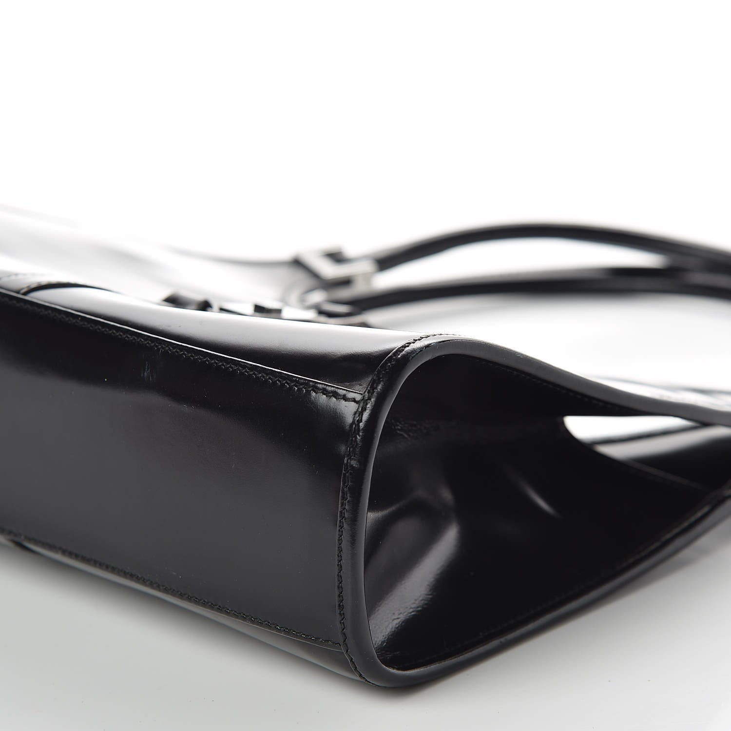 Gucci Calfskin Bardot Shoulder Bag Black 6 of 9