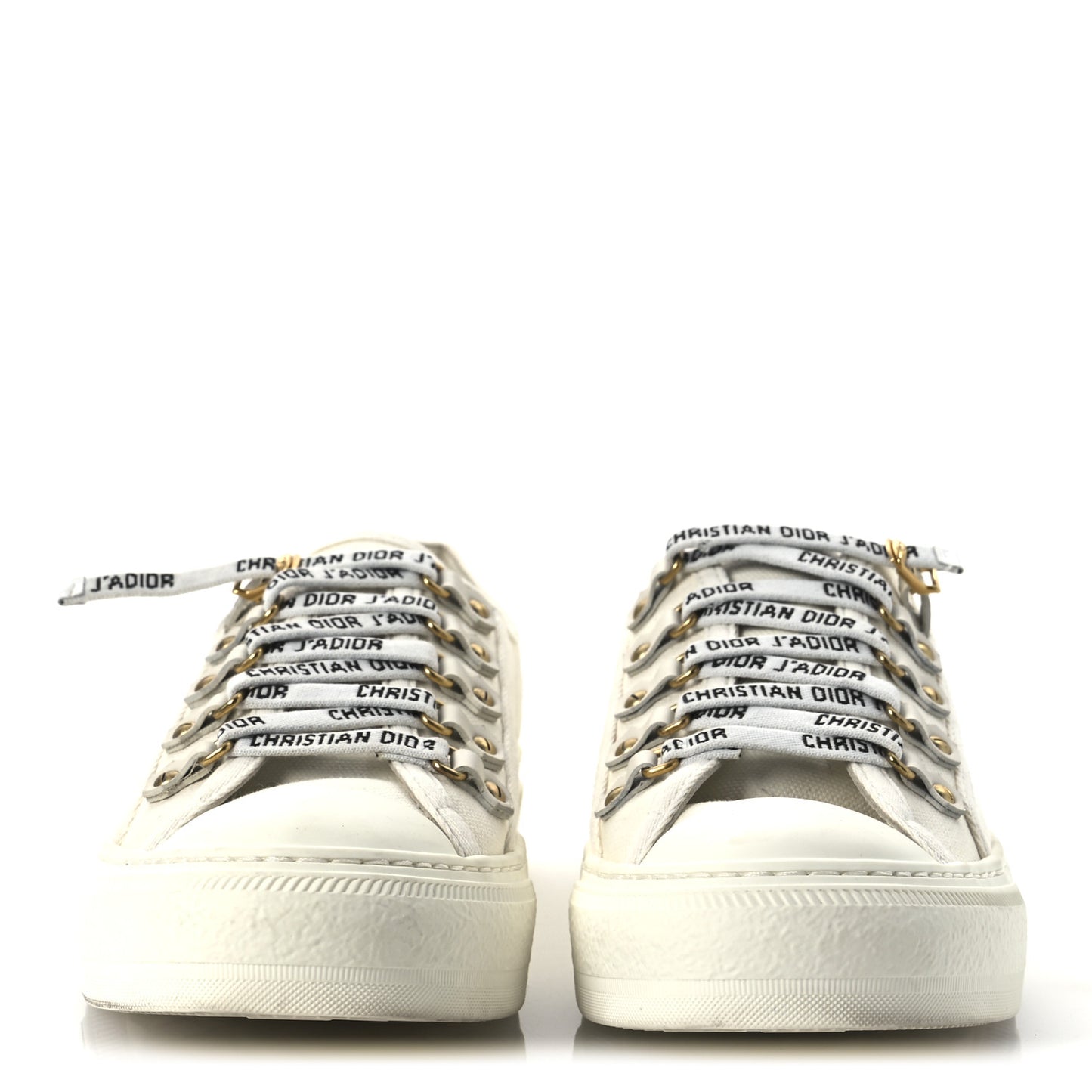 Canvas Walk'N'Dior Low Top Sneakers 39 White