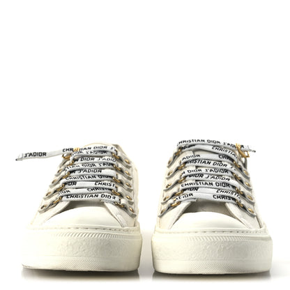 Christian Dior Canvas Walk'N'Dior Low Top Sneakers 39 White 3 of 12