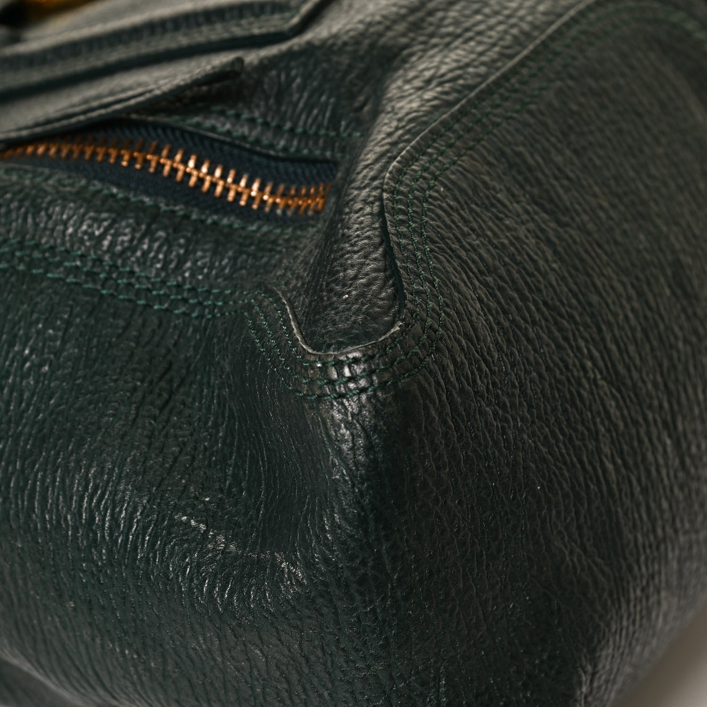 Textured Calfskin Large Pashli Satchel Jade