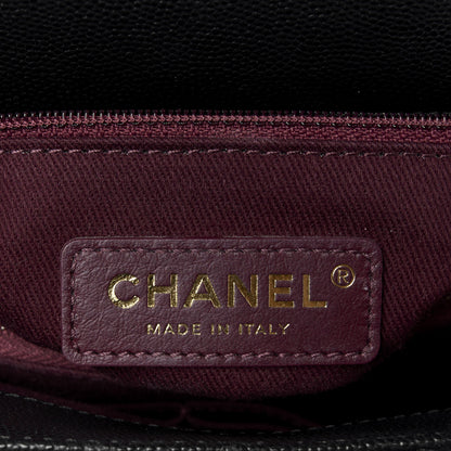 Chanel Caviar Quilted Small Coco Handle Flap Black 6 of 12