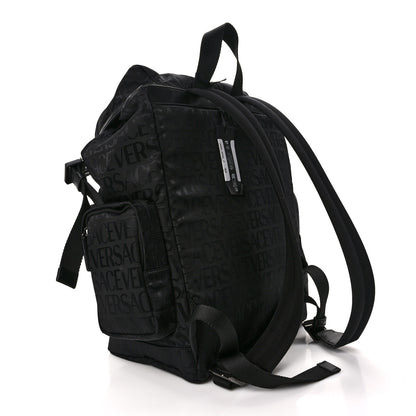 Versace Nylon Logo Neo Backpack Black 3 of 9