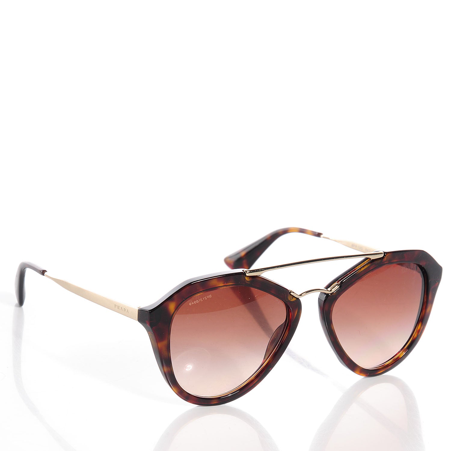 Prada Tortoise Shell Cinema Sunglasses SPR 12Q 3 of 6