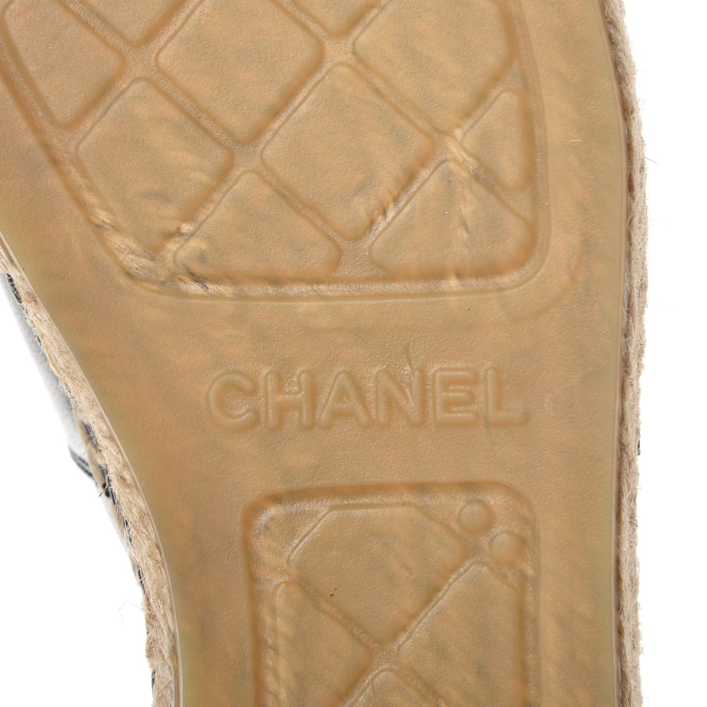 Lambskin CC Espadrilles 36 Black