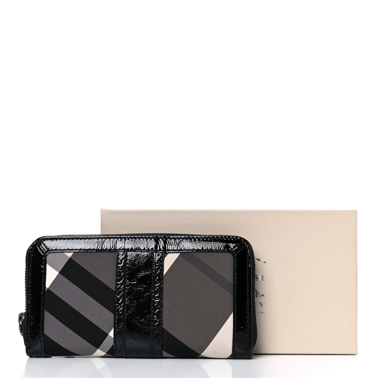 Beat Check Large Ziggy Zip Around Wallet Black