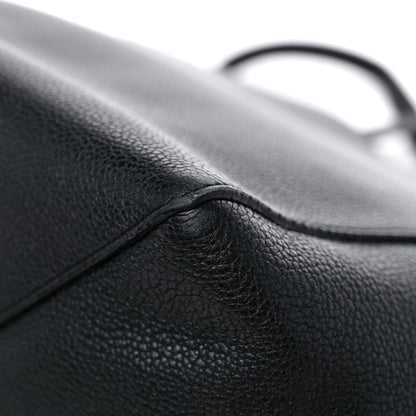 Celine Soft Grained Calfskin Small Belt Cabas Phantom Black 11 of 13