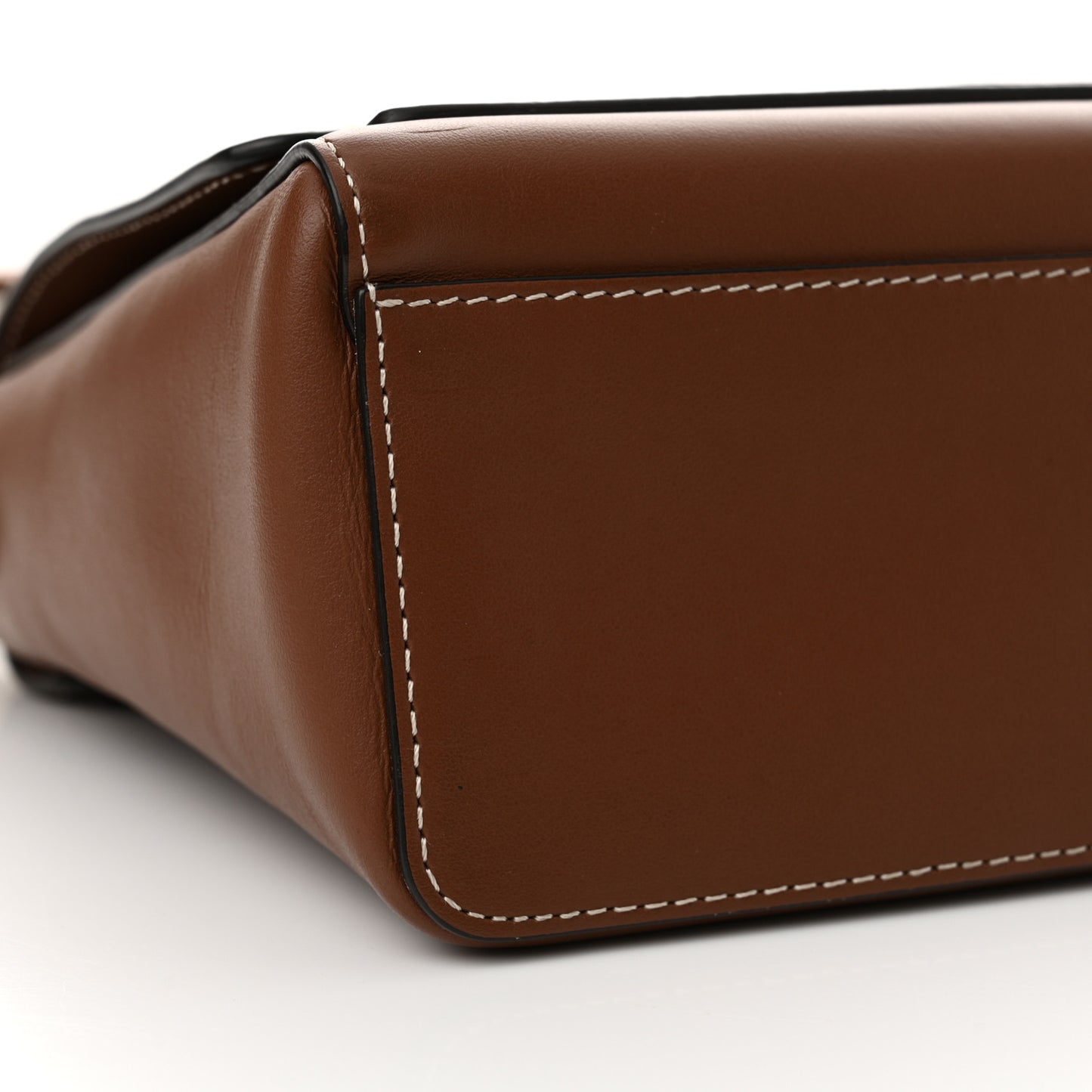 Calfskin Note Crossbody Bag Tan