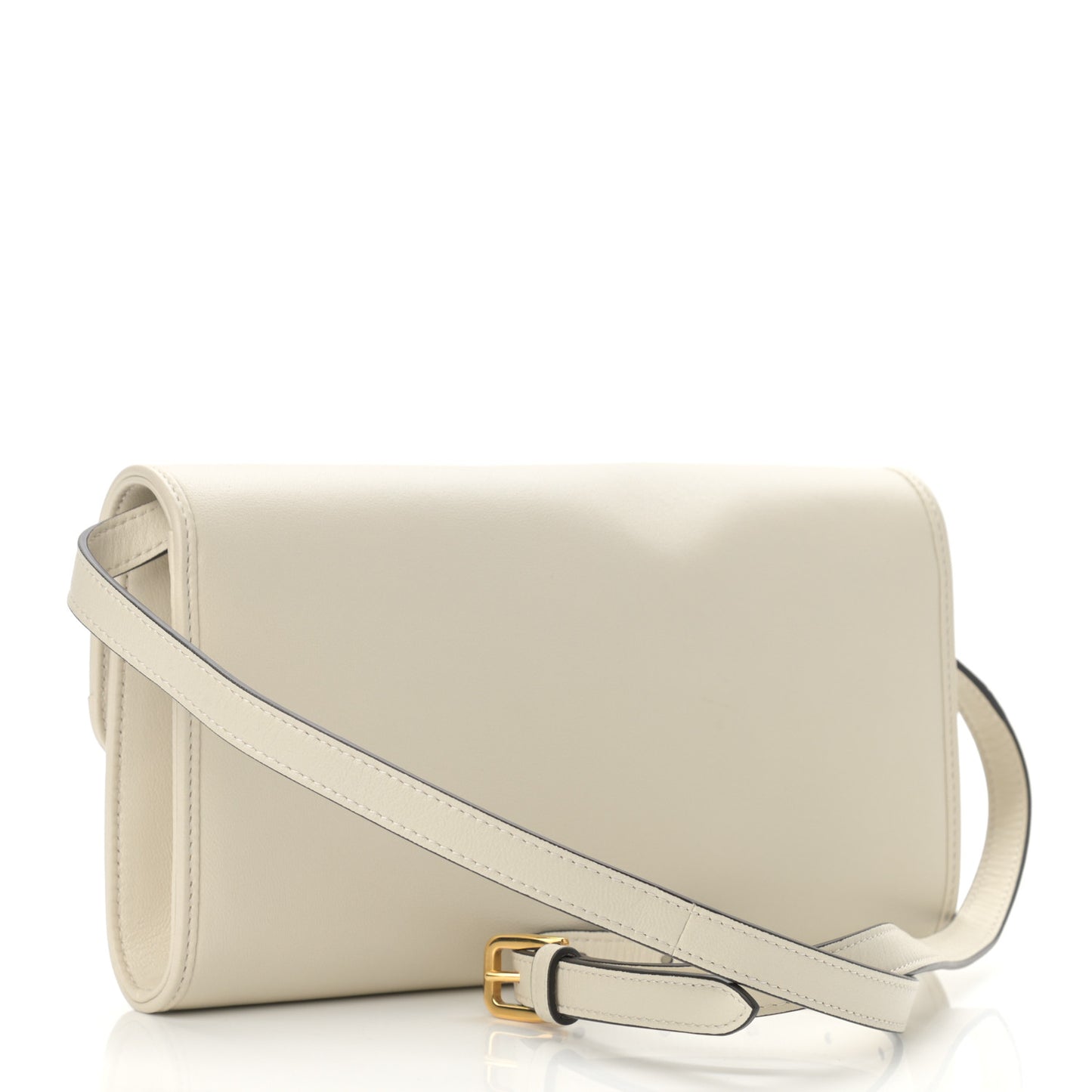 Lambskin Linea Matisse Shoulder Bag Mystic White
