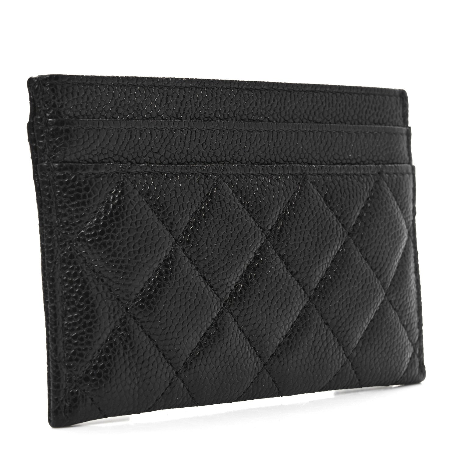 Chanel Caviar Quilted Boy Card Holder Black 3 of 9