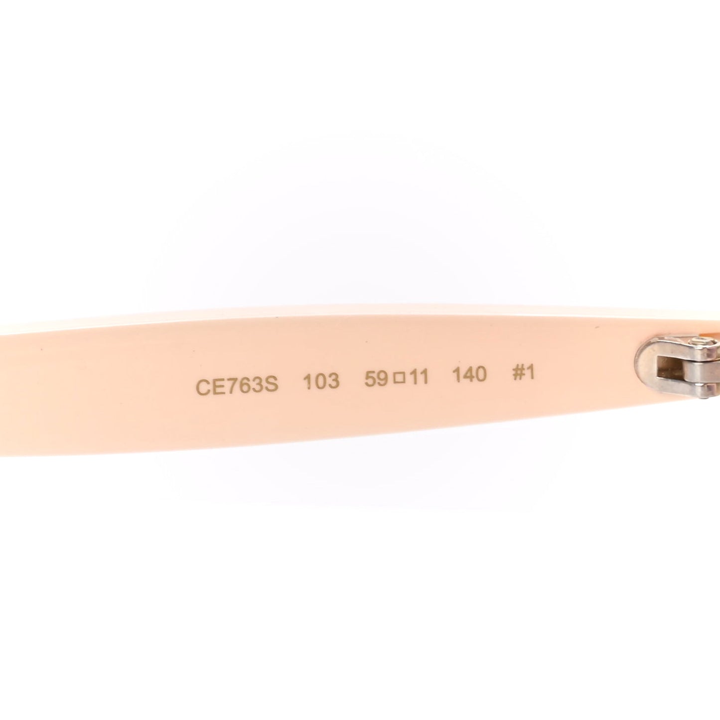 Oversized Filipine Sunglasses CE763S Cream Pink