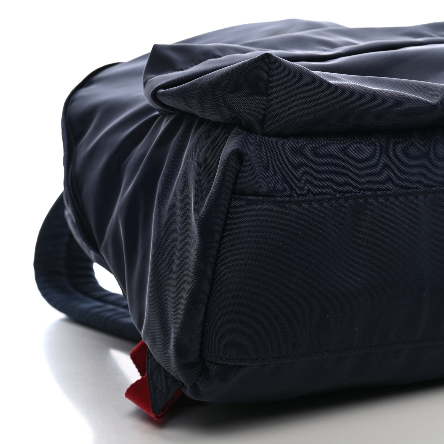 Balenciaga Sport Nylon Logo Embroidered Wheel Backpack Navy Blue Red 6 of 7
