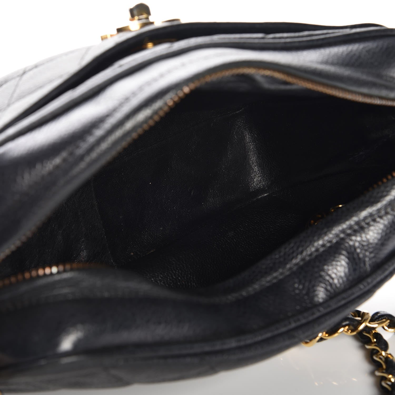Chanel Caviar Quilted Camera Case Black 5 of 9