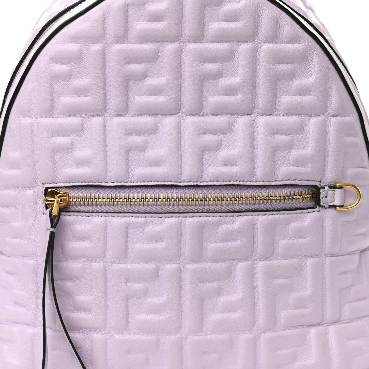 Fendi Nappa FF 1974 Embossed Mini Backpack Anemone 9 of 13