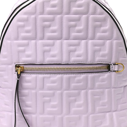 Fendi Nappa FF 1974 Embossed Mini Backpack Anemone 9 of 13