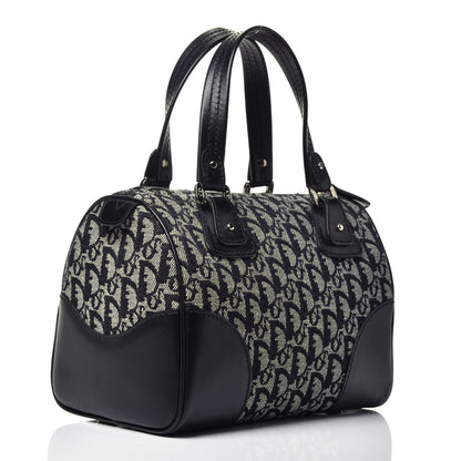 Christian Dior Monogram Boston Black 3 of 9