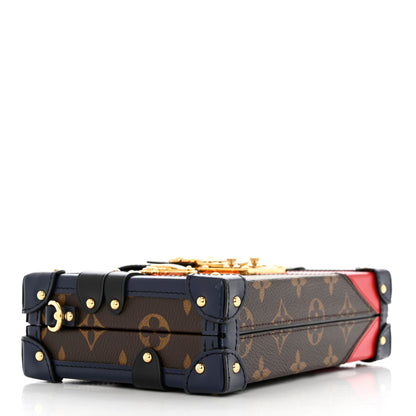 Louis Vuitton Monogram Malletage Print Petite Malle Marine Rouge 4 of 6
