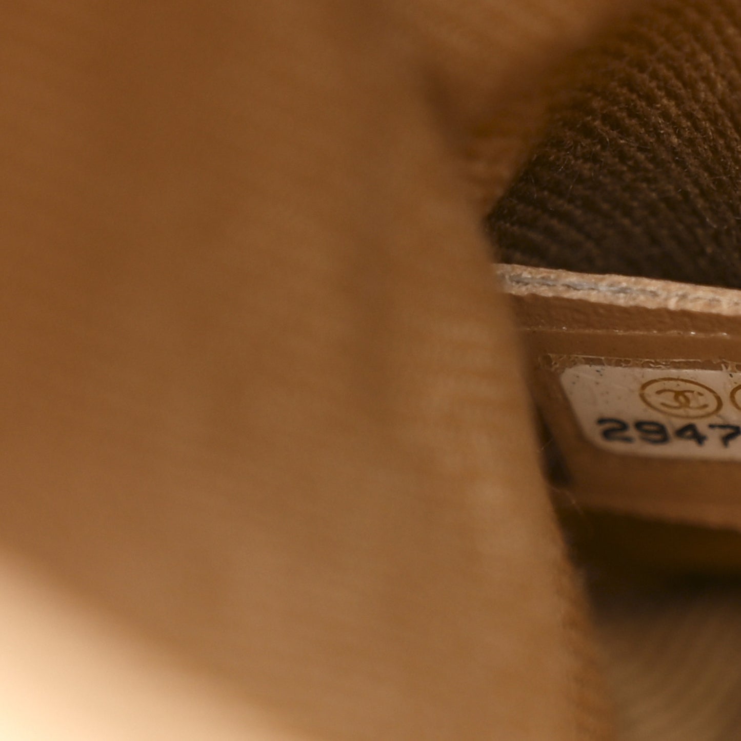 Caviar Lizard Embossed Quilted Mini Coco Handle Flap Beige