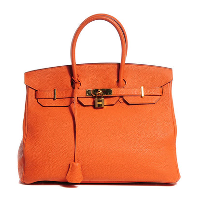 Hermes Togo Birkin 35 Orange 1 of 28