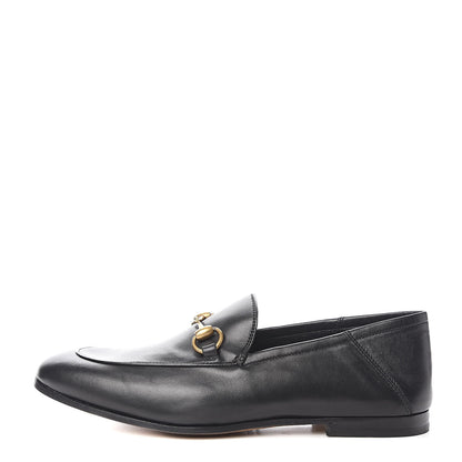 Gucci Lambskin Mens Brixton Horsebit Loafers 6 Black 1 of 9