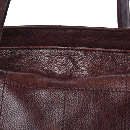 Chanel Caviar Chocolate Bar Quilted Shoulder Bag Brown 18 of 25