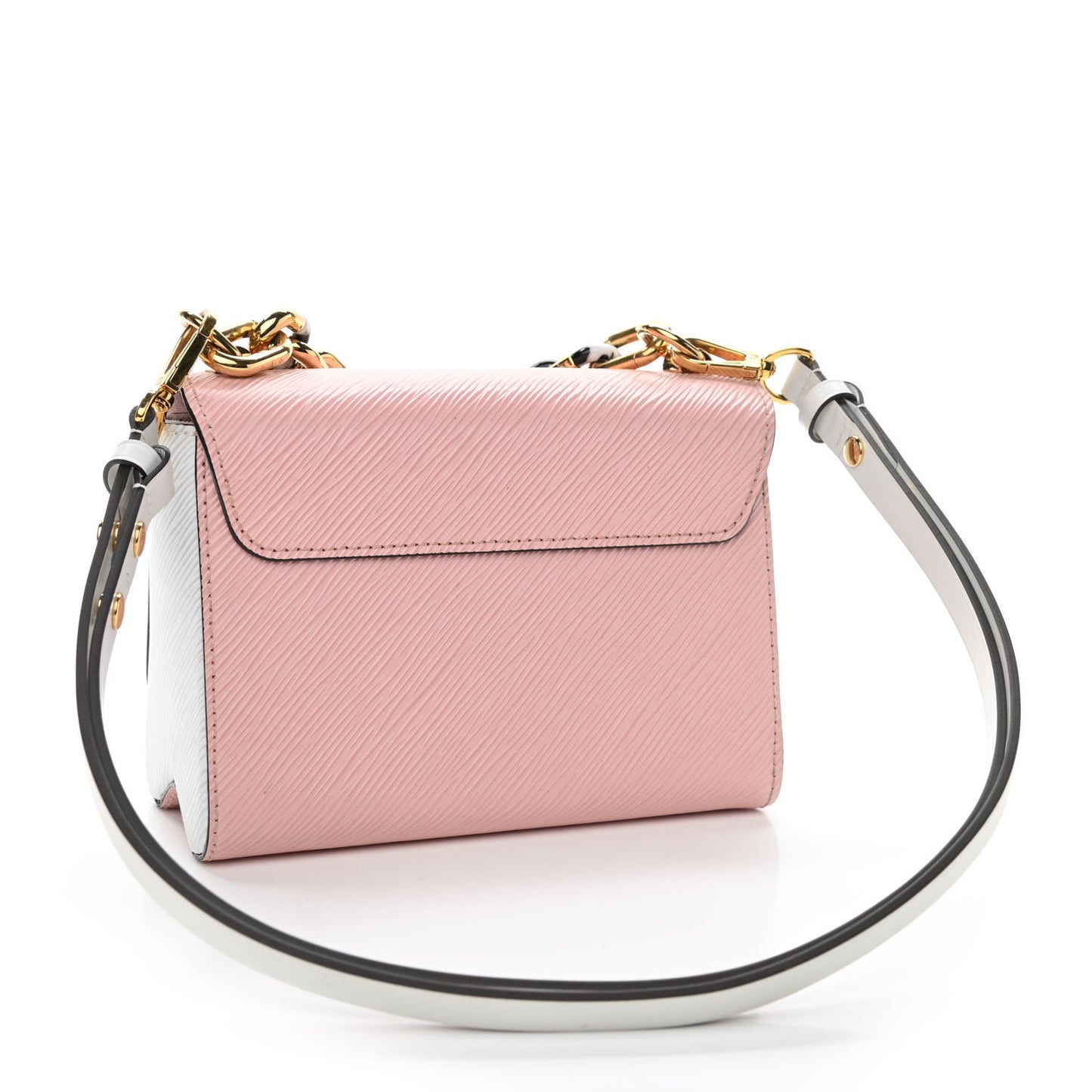 Epi Stones Twist Shoulder Bag PM Rose Ballerine