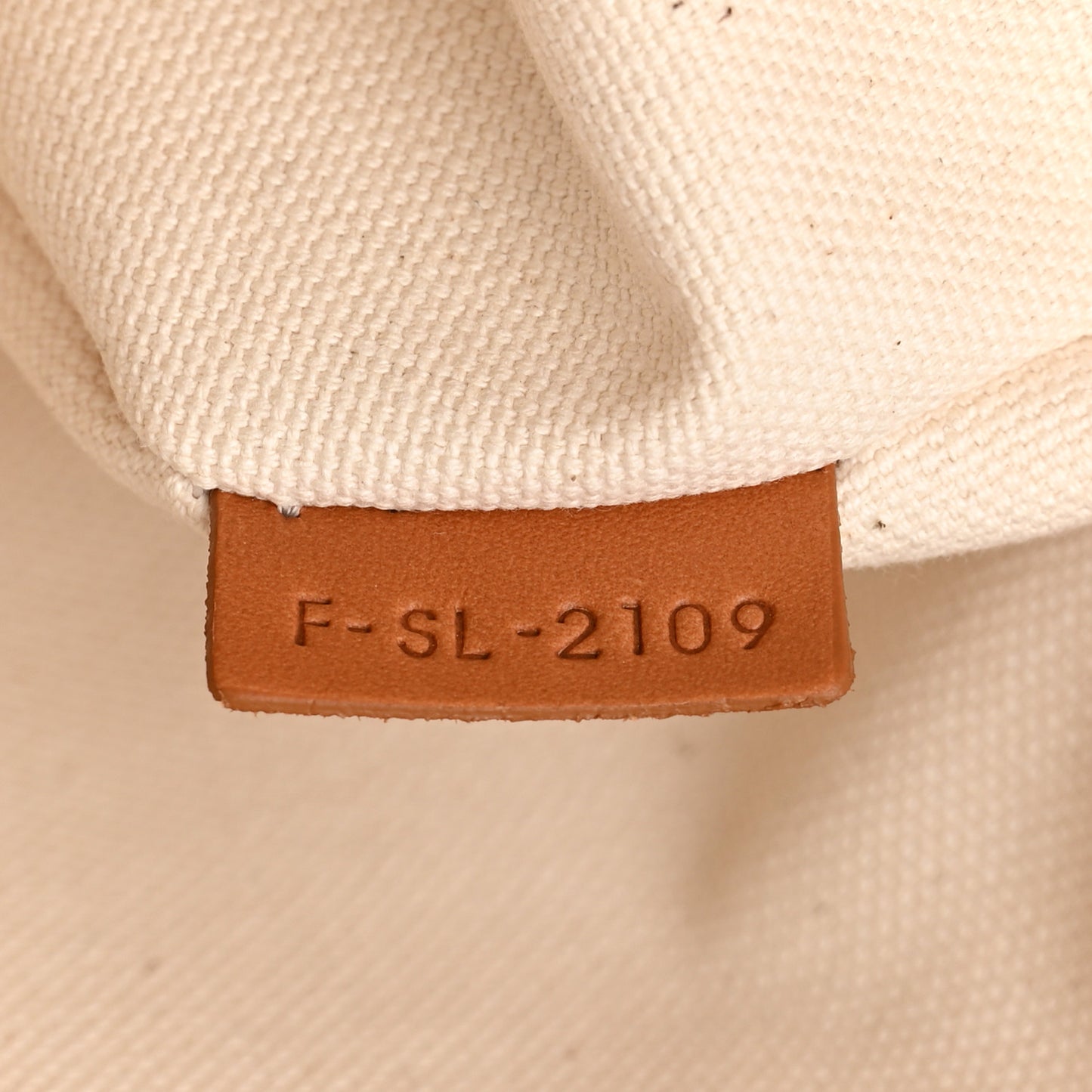 Canvas Calfskin Horizontal Cabas Natural Tan