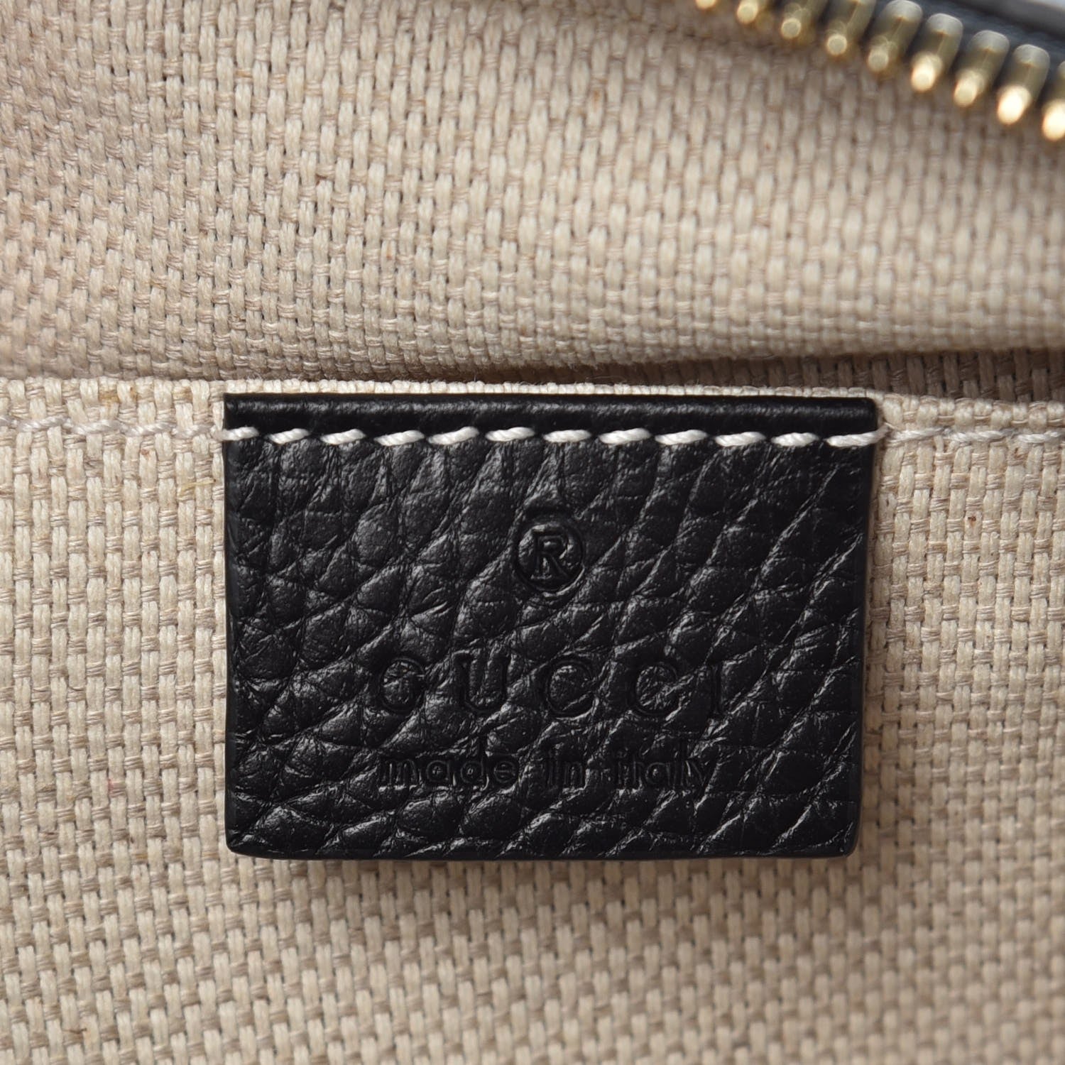 Gucci Pebbled Calfskin Small Soho Disco Bag Black 6 of 8