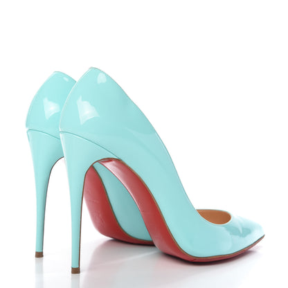 Christian Louboutin Patent Pigalle Follies 100 Pumps 40 Opaline 4 of 9